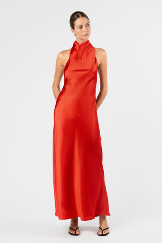 KRISTINA DRESS - TORII SATIN - One Fell Swoop