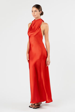 KRISTINA DRESS - TORII SATIN - One Fell Swoop
