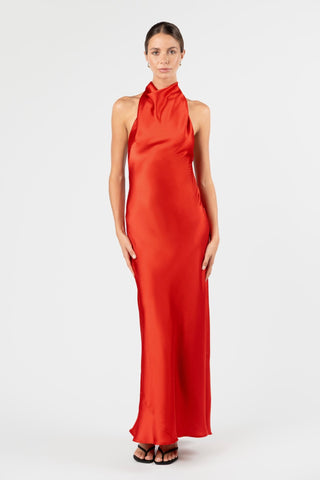 KRISTINA DRESS - TORII SATIN - One Fell Swoop