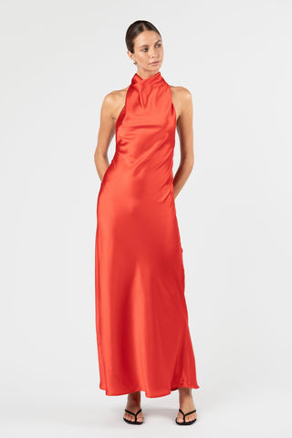 KRISTINA DRESS - TORII SATIN - One Fell Swoop