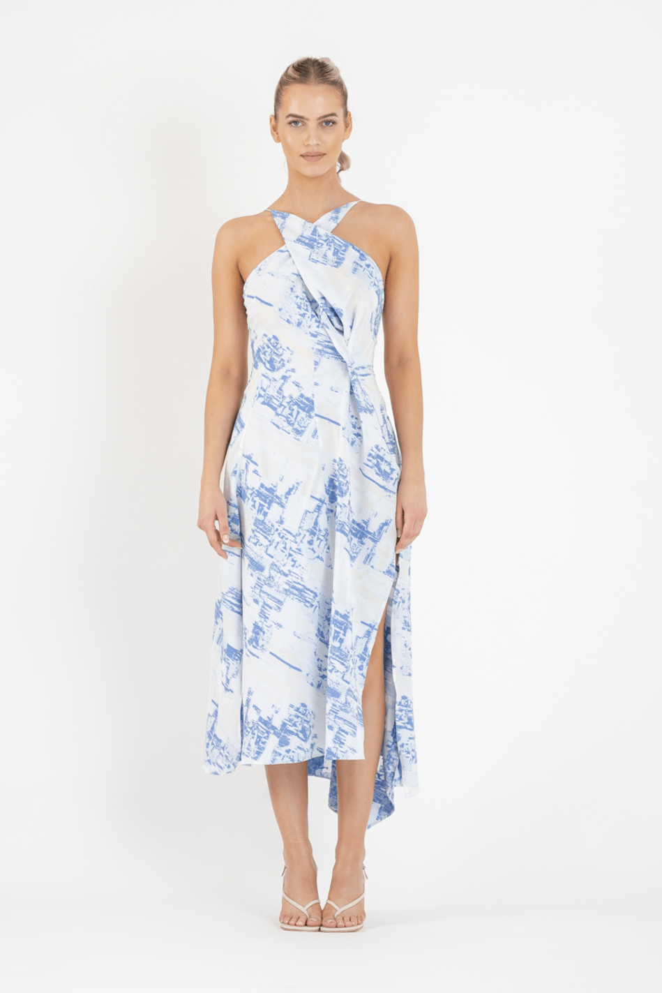 LAYLA MIDI IN AURORA PRINT – One Fell Swoop