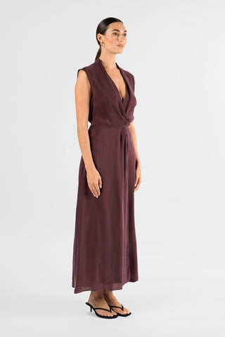 LINEA WRAP MAXI IN SANGRIA - One Fell Swoop