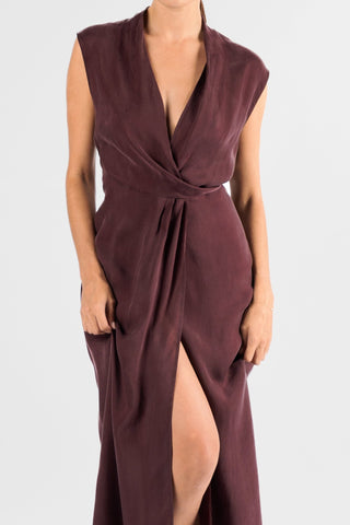 LINEA WRAP MAXI IN SANGRIA - One Fell Swoop