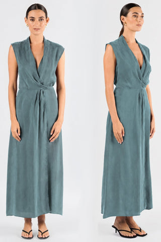 LINEA WRAP MAXI IN VIRIDIAN - One Fell Swoop