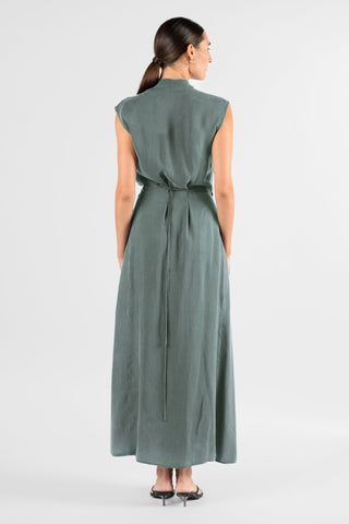 LINEA WRAP MAXI IN VIRIDIAN - One Fell Swoop