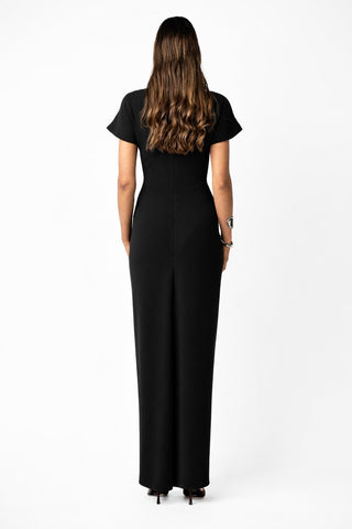 LUCENT MAXI – BLACK CREPE - One Fell Swoop