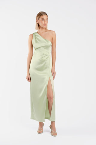 PLISSADO DRESS - HONEYDEW - One Fell Swoop