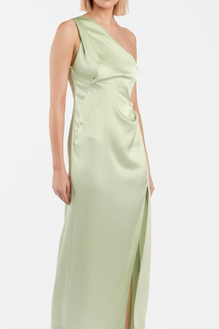 PLISSADO DRESS IN HONEYDEW - One Fell Swoop