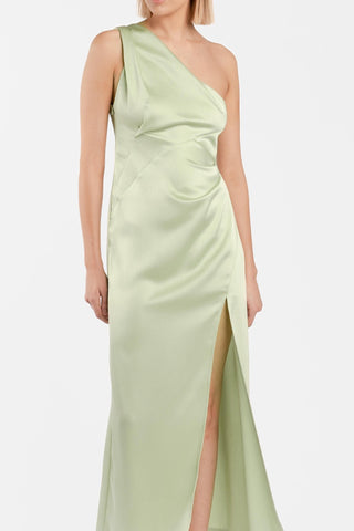 PLISSADO DRESS IN HONEYDEW - One Fell Swoop