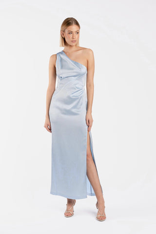 PLISSADO DRESS IN PRINCESS BLUE - One Fell Swoop