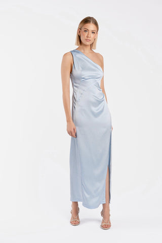 PLISSADO DRESS IN PRINCESS BLUE - One Fell Swoop