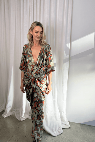 PORTISHEAD ROBE MAXI - RAGE PRINT - One Fell Swoop