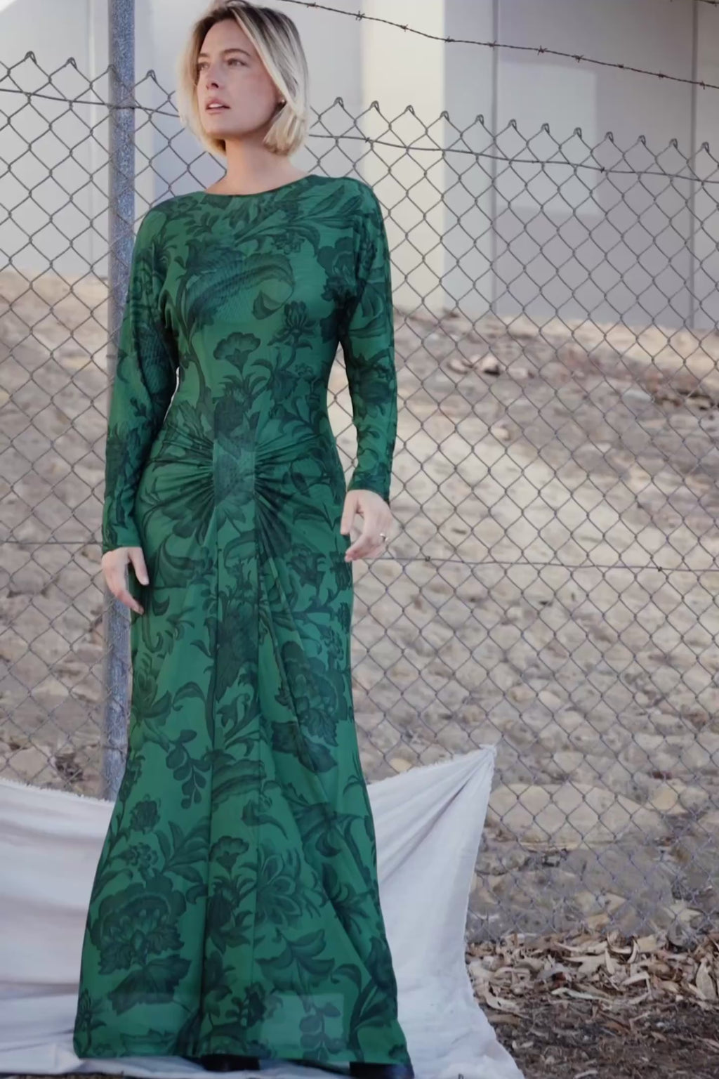One Fell Swoop + Style Name + Fabric + key design feature + garment type.