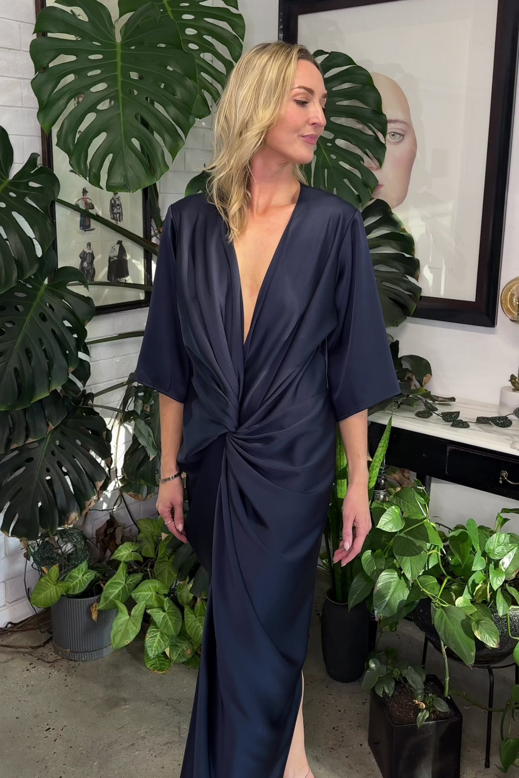 ALEX KIMONO - NAVY - One Fell Swoop