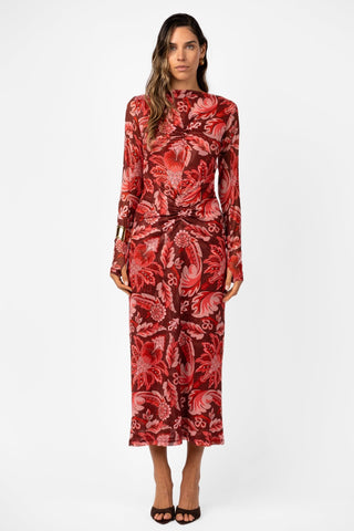 SVELTE FORM – PORTA ROSA PRINTED MESH - One Fell Swoop