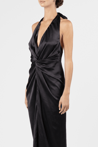 TALIA DRESS IN OBSIDIAN - One Fell Swoop
