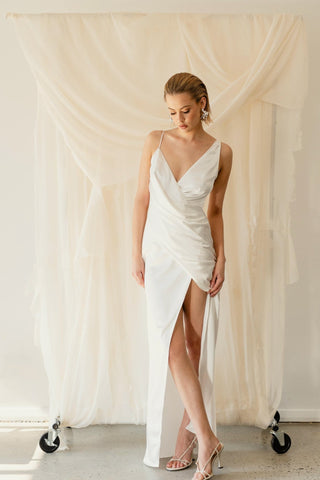 THE STATUS MAXI IN ANGEL WHITE - One Fell Swoop