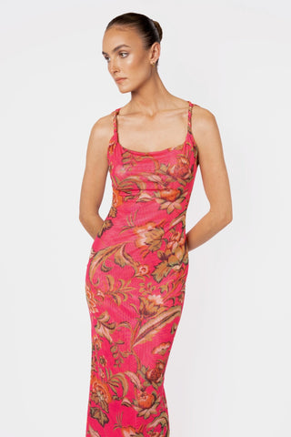 TORTO TANK DRESS - PINK PARROT - One Fell Swoop