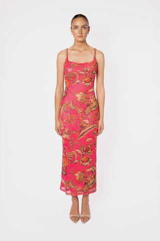 TORTO TANK DRESS - PINK PARROT - One Fell Swoop