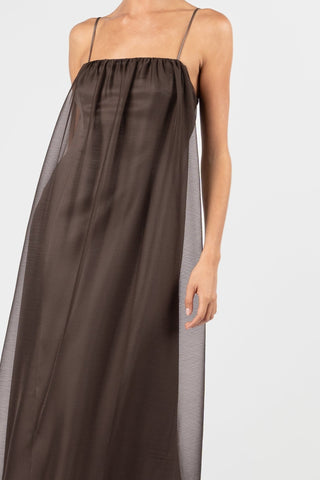 TWILIGHT DRESS - TRUFFLE - One Fell Swoop