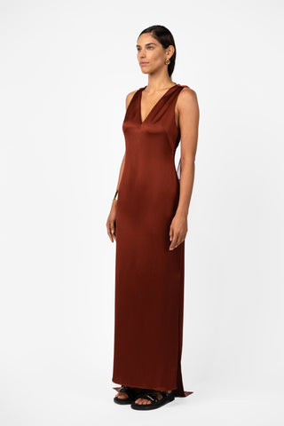 VELARE MAXI - TERRA ROSA SATIN - One Fell Swoop