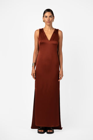 VELARE MAXI - TERRA ROSA SATIN - One Fell Swoop