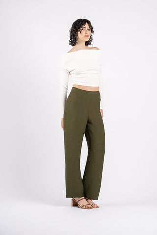 VIXEN CROP IN DAISY WHITE - One Fell Swoop