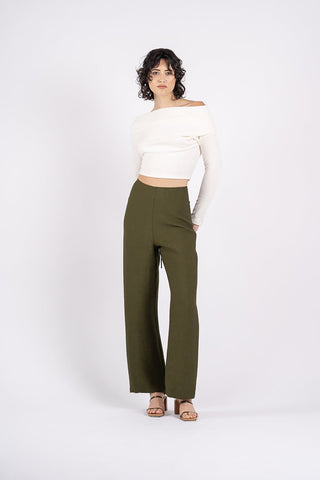 VIXEN CROP IN DAISY WHITE - One Fell Swoop