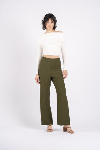 VIXEN CROP IN DAISY WHITE - One Fell Swoop