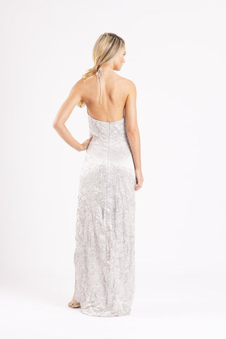 ANDREA MAXI IN SILVER VARAKH - One Fell Swoop