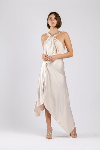 AUDREY DRESS IN MOTHER OF PEARL - One Fell Swoop