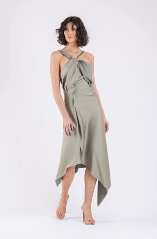 AUDREY DRESS IN SERPENT - One Fell Swoop