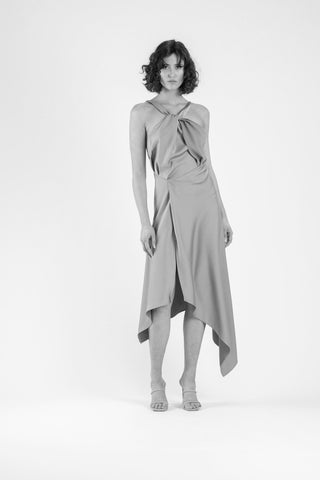 AUDREY DRESS IN SLEEK BLUSH - One Fell Swoop