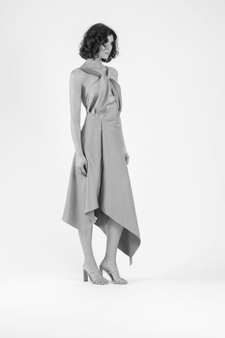 AUDREY DRESS IN SLEEK BLUSH - One Fell Swoop