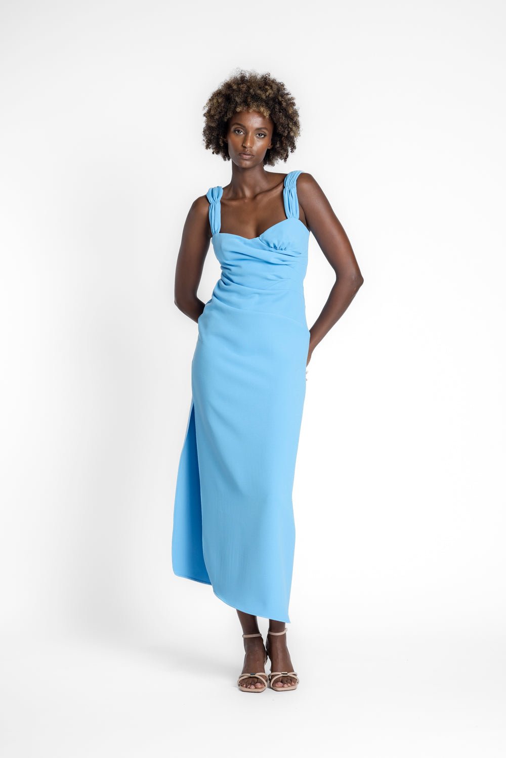 ELLA DRESS CERULEAN - Main Image