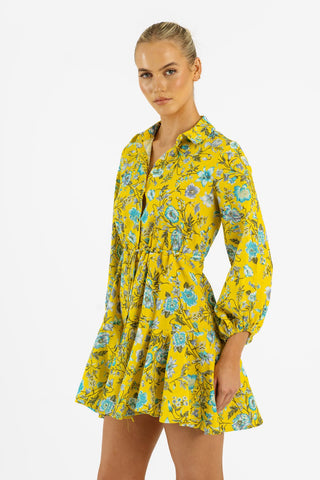 ELLA SHIRT DRESS - POSITANO PRINT - One Fell Swoop