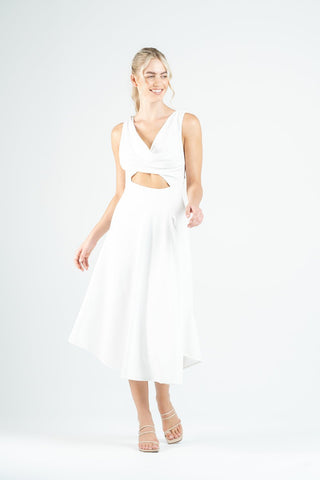 MARNI DRESS IN PULSAR WHITE - One Fell Swoop