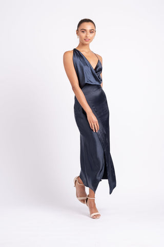 MUSE DRESS IN NAVY - One Fell Swoop