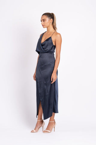 MUSE DRESS IN NAVY - One Fell Swoop
