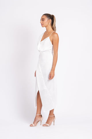 MUSE DRESS IN WHITE ON WHITE - One Fell Swoop