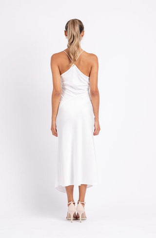 MUSE DRESS IN WHITE ON WHITE - One Fell Swoop