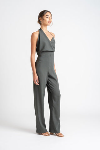 MUSE JUMPSUIT IN PETROL - One Fell Swoop