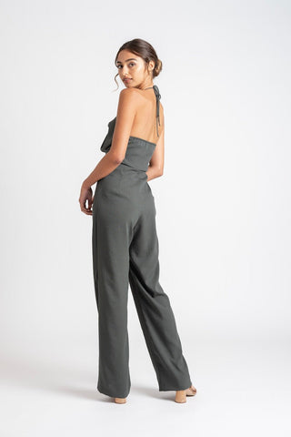 MUSE JUMPSUIT IN PETROL - One Fell Swoop