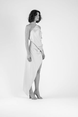 PHILLY DRESS IN RUNWAY WHITE MATTE - One Fell Swoop