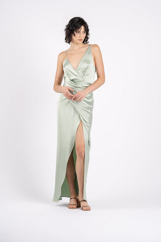 SADE GOWN IN SEAFOAM - One Fell Swoop