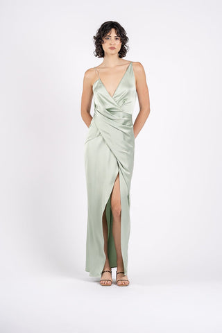 SADE GOWN IN SEAFOAM - One Fell Swoop