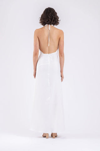 ZION MAXI IN RUNWAY WHITE MATTE - One Fell Swoop